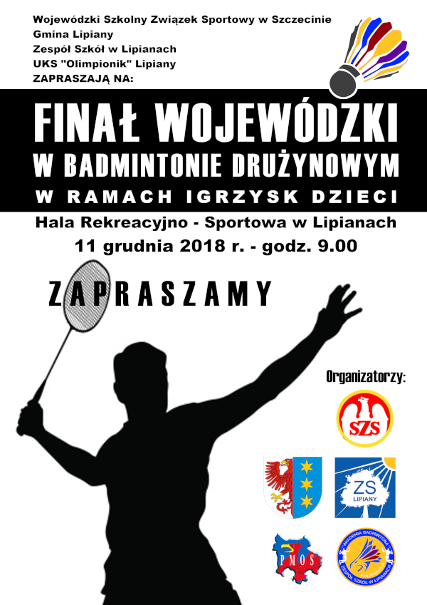 plakat Finał Badminton ID www